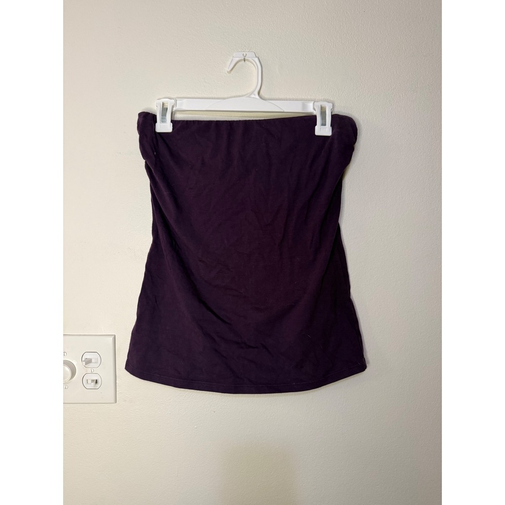 Express Sexy Basics Tube Top Plum Purple Size M Y2K